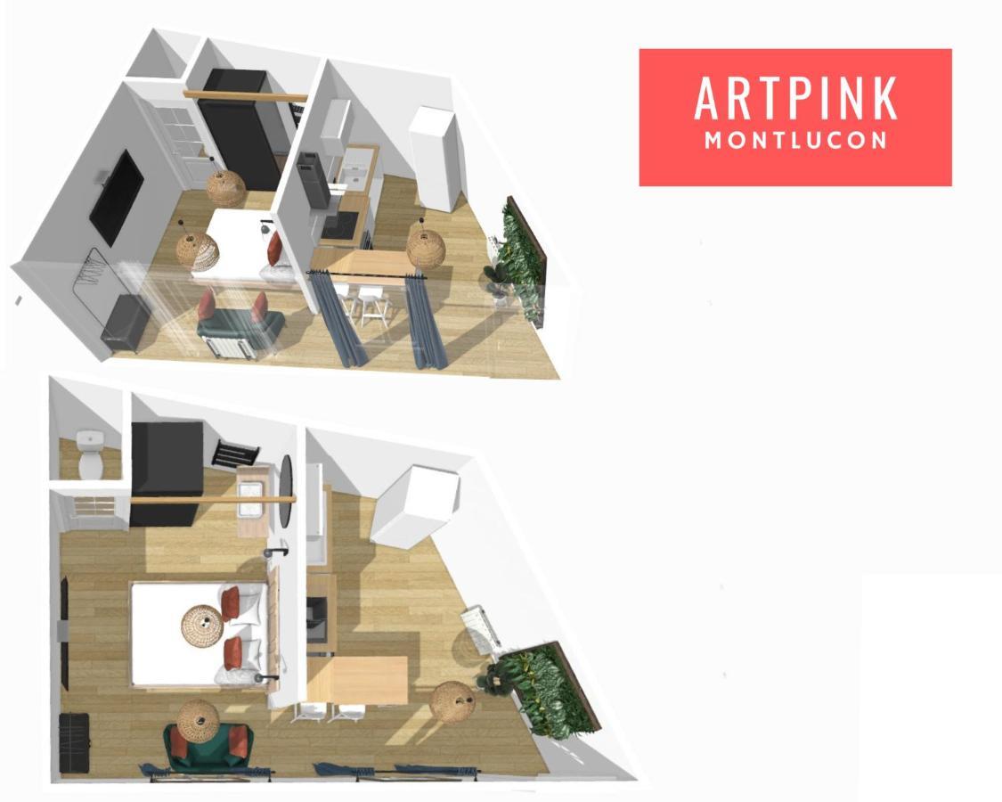 Artpink - Idéal Pros - Proche commerces - Agathor Montluçon Esterno foto